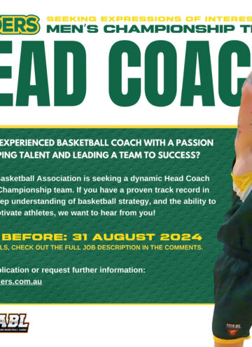 WABL Mens – Expressions of Interest