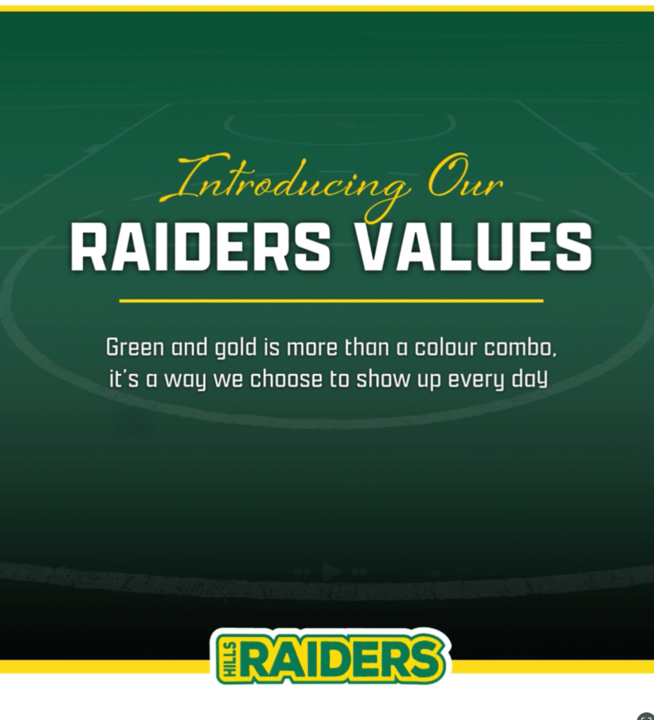 Raiders - Values Inset Hills Raiders Values Inset